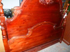 Stained Pine Bedhead