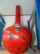 Red Contemporary Vase