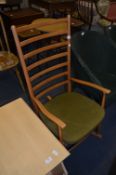 Beech Framed Rocking Chair