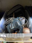 Box Containing Assorted Black and Decker and Other Power Tools