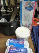 Moisture Traps, Handsaw, Bucket, Paint, etc.