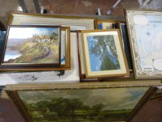 Collection of Framed Prints Including the Haywain