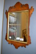 Late Georgian Mahogany Framed Wall Mirror