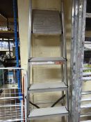 Six Tread Aluminium Steps