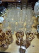 Assorted Lemonade and Other Glasses