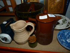 Collection of Ceramic Ware Including Jugs, Bowls, Planters, etc.