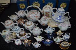 Collection of Ornamental Teapots