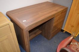 *Darkwood Three Drawer Desk