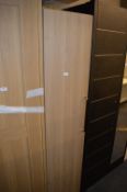 *Light Oak Single Door Wardrobe