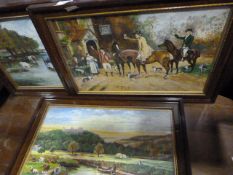 Three Framed Paintings by Richard Smith 1922