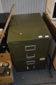 Two Drawer Metal Filing Cabinet