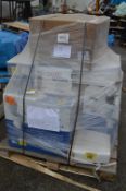 Pallet of B and Q Trade WCs and Basin (60370) Condition unchecked.