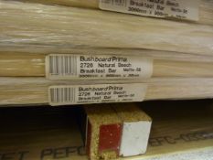 *Prema Bushboard 2726 Natural Beech Breakfast Bar 3000mm by 900mm by 30mm