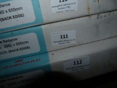 *Prema Bushboard Calacatta Marble Curved Worktop 3580mm by 650mm Ref:360030