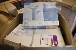 Pallet of Cook and Lewis Bathroom Cabinets, Basin and Pedestals, Grohe and Mira Showers Etc. (75015)