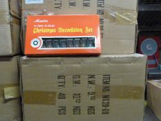 *Four Cartons Containing Forty Eight Sets of Maxim Christmas Indoor Fairy Lights