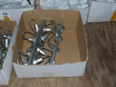 *Box Containing Three Four Head GU10 Spot Lamps in Silver Finish