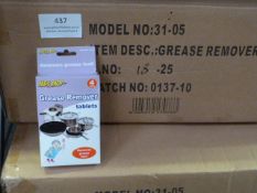 *Box Containing 144 Packs of Mrs Mop Grease Removing Tablets