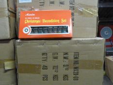 *Four Cartons Containing Forty Eight Sets of Maxim Christmas Indoor Fairy Lights