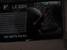 *Box Containing Six Lesson Model:LS12-02 100w Two Channel Stereo Amplifiers