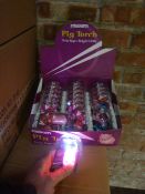 *Box Containing 144 Maxim LED Superbright Pig Torch Keyrings