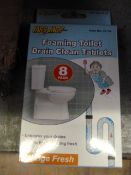 *Box Containing 144 Sets of Mrs Mop Foaming Toilet Drain Cleaner