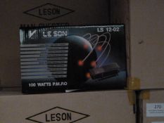 *Box Containing Six Lesson Model:LS12-02 100w Two Channel Stereo Amplifiers
