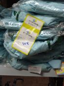 *Ten Blue With Green Piping Changing Bags