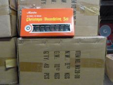 *Four Cartons Containing Forty Eight Sets of Maxim Christmas Indoor Fairy Lights