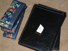 *Faux Leather Menu Holders, etc.