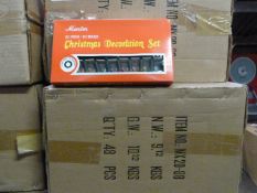 *Four Cartons Containing Forty Eight Sets of Maxim Christmas Indoor Fairy Lights