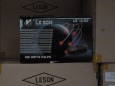 *Box Containing Six Lesson Model:LS12-02 100w Two Channel Stereo Amplifiers