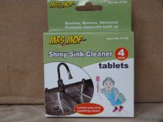 *Box Containing 144 Packs of Mrs Mop Shiny Sink Cleaner