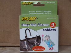 *Box Containing 144 Packs of Mrs Mop Shiny Sink Cleaner