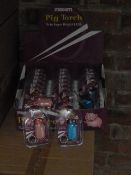 *Box Containing 144 Maxim LED Superbright Pig Torch Keyrings