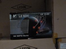 *Box Containing Six Lesson Model:LS12-02 100w Two Channel Stereo Amplifiers