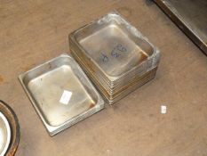 *Twenty Three Stainless Steel Bain Marie Inserts
