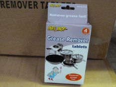 *Box Containing 144 Packs of Mrs Mop Grease Removing Tablets