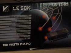 *Box Containing Six Lesson Model:LS12-02 100w Two Channel Stereo Amplifiers