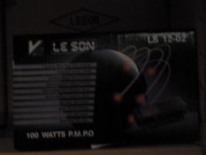 *Box Containing Six Lesson Model:LS12-02 100w Two Channel Stereo Amplifiers