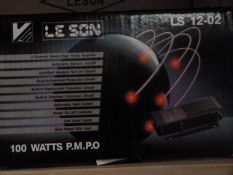 *Box Containing Six Lesson Model:LS12-02 100w Two Channel Stereo Amplifiers