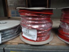 *100m of 6491X 1.5mm Red Cable