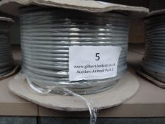 *100m of 618Y 1.5mm Grey Blue Cable