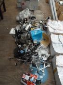 *Assorted Lamp Shades, Angle Poise Lamps, Ceiling Lights, etc.