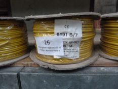 *100m of 6491B 2.5mm Yellow Cable