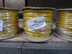 *100m of 6491X 1.5mm Yellow Cable