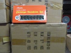 *Four Cartons Containing Forty Eight Sets of Maxim Christmas Indoor Fairy Lights