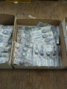 *Box Containing 100 Digital Wristwatches (Blue)