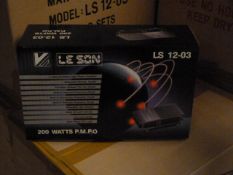 *Box Containing Six Lesson LS1203 200w Four Channel Amplifiers