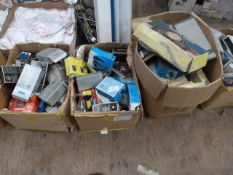 *Three Boxes Containing Assorted Portable Radios, Personal Stereos, Wall Clocks, etc.